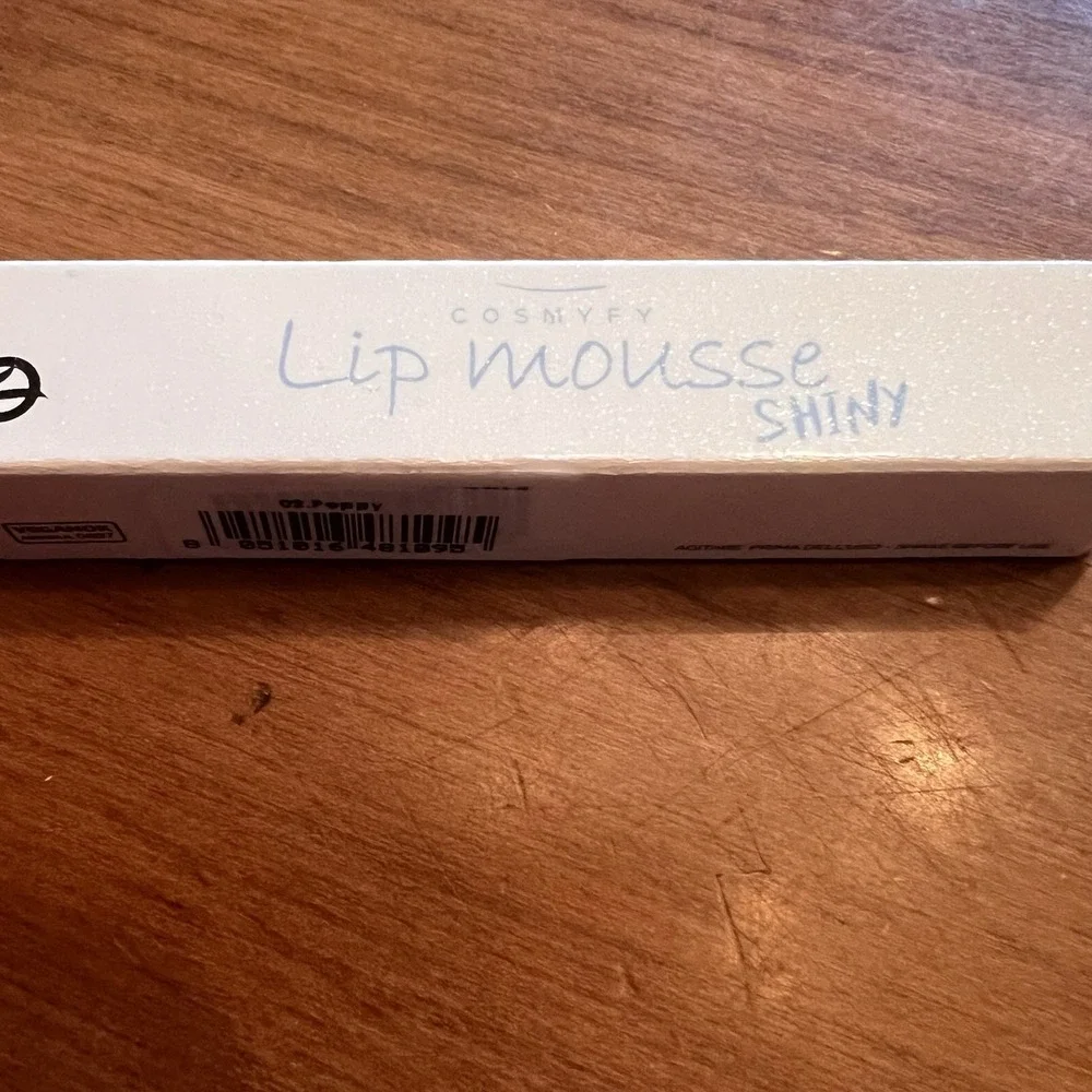 NEW Lip‎ Mousse Shiny Liquid Lipstick Cosmyfy MD (Poppy 02)● 0.22 FL Oz